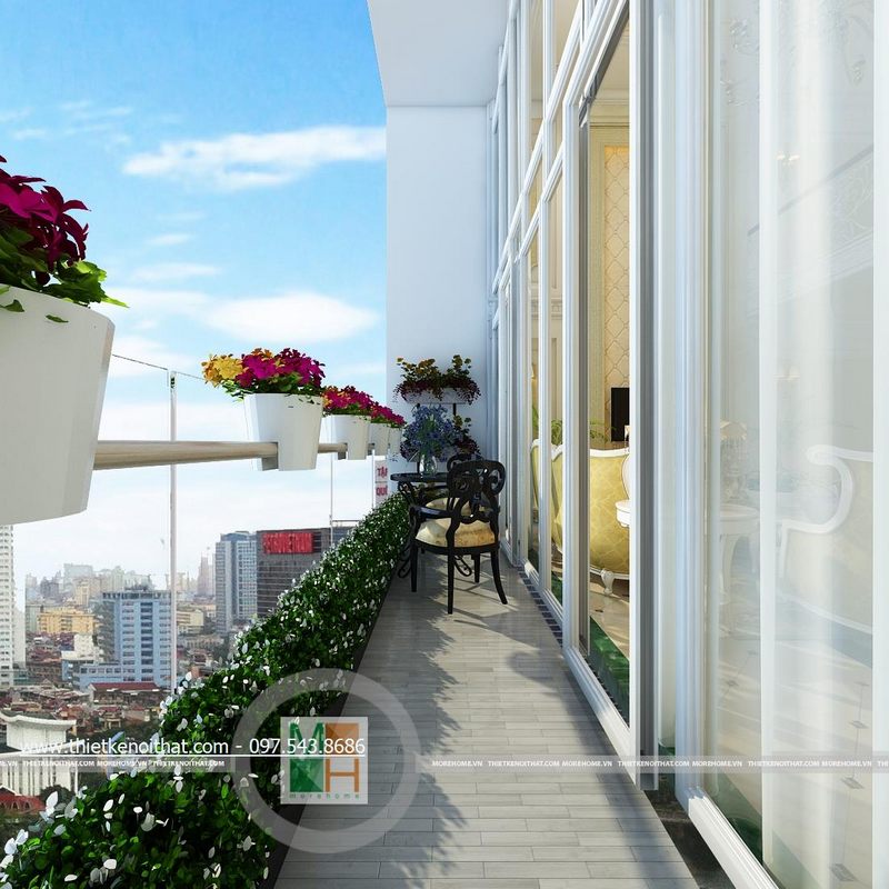 Thiết kế nội thất chung cư Mandarin Garden - Căn hộ DUPLEX Hoàng Minh Giám Cầu Giấy Hà Nội